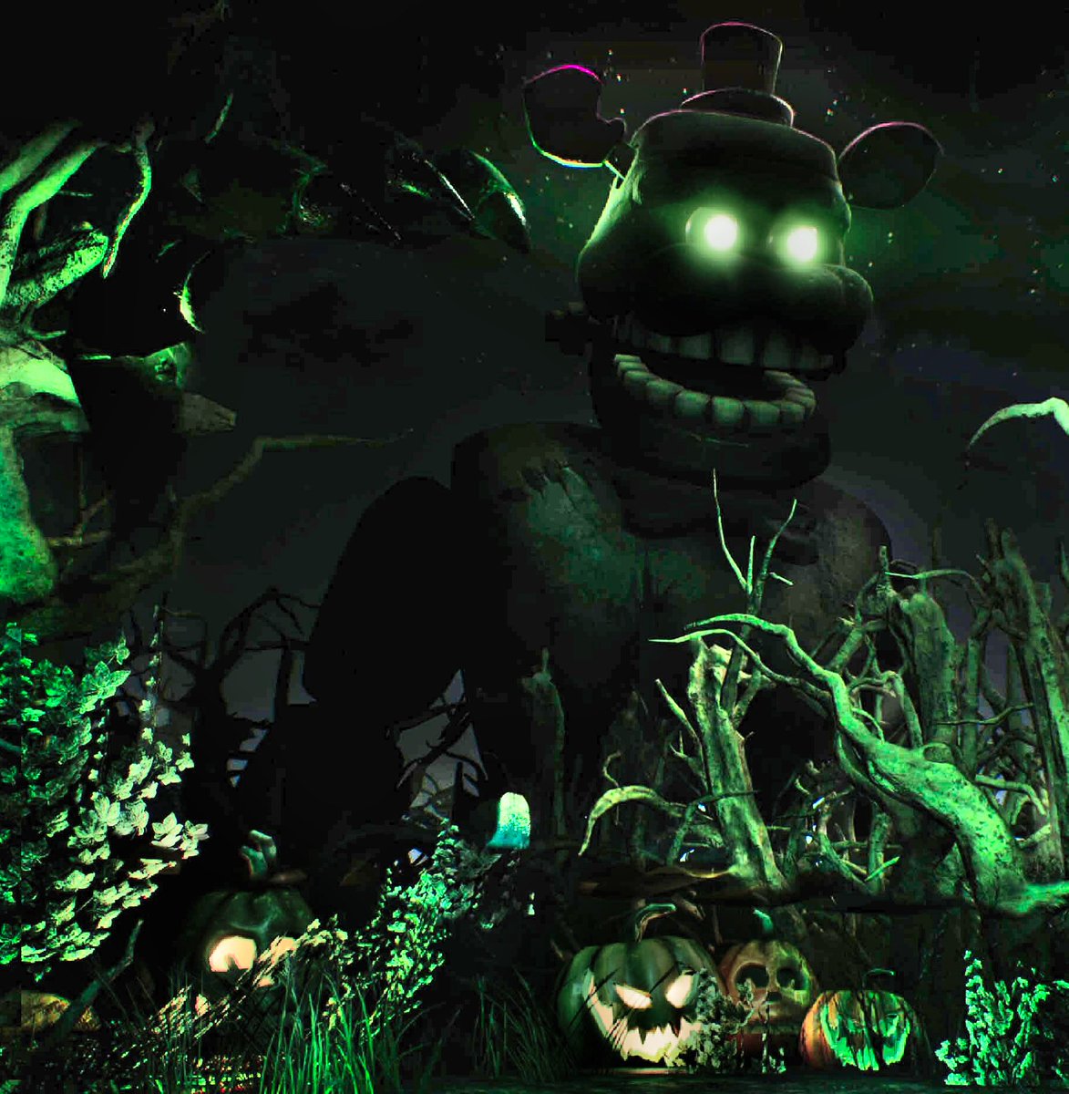 rawkit_'s tweet image. dreadbear isn't actually raising his right arm in the key art for curse of dreadbear there's just a giant copy of one of his hands floating right next to him