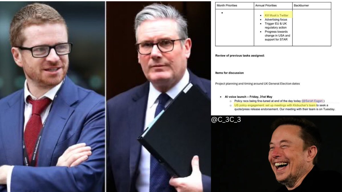 Whoops!

Morgan McSweeney just resigned over the Epstein scandal.

He was Starmer’s chief of staff and a censorship zealot.

Morgan was founder of the Center for Countering Digital Hate.

He wanted to “kill Musk’s Twitter”.

Those that call for censorship and always the guilty.