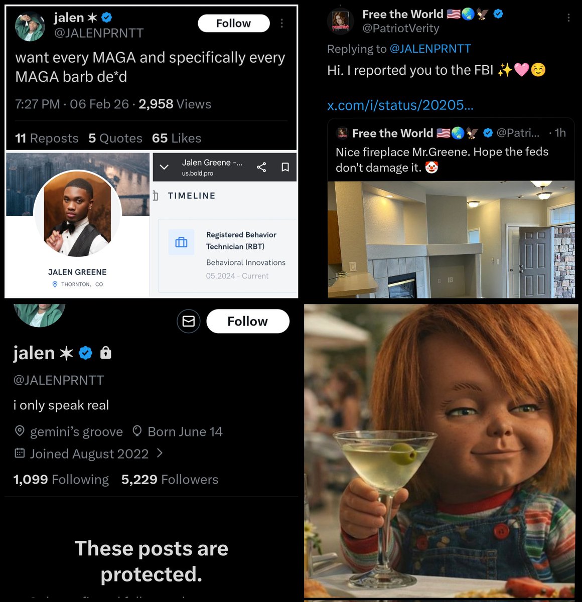 PatriotVerity's tweet image. Hey @JALENPRNTT where'd you go 🧐
I thought you wanted to play with the MAGA Barbz @NICKIMINAJ and @POTUS @realDonaldTrump 😟💔