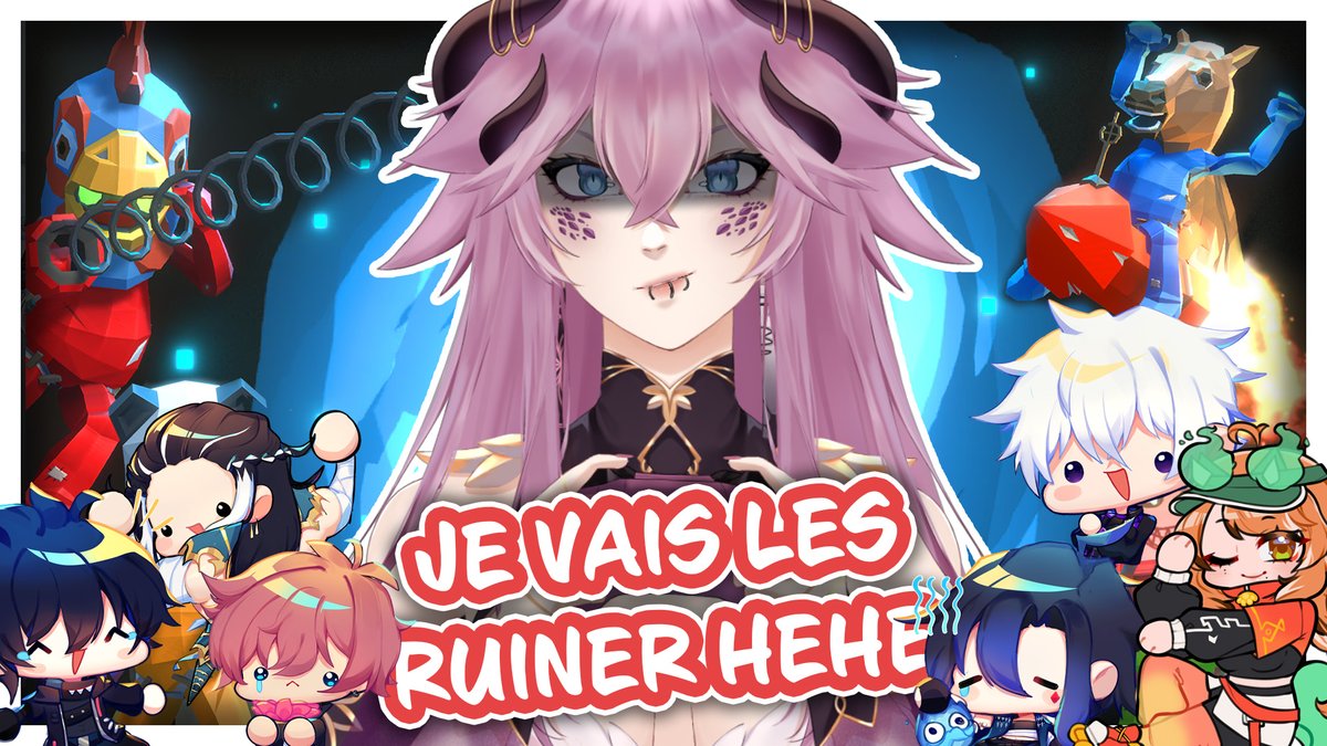 🔴 DONATHON JOUR 3 • 21H00
JE VAIS TOUS LES RUINER héhéhéhé ! 
Ce soir, on part pummel party 🎊 Que la guerre commence !

Je serai avec <a href="/AzniirKuchiyose/">Azniir ♦️</a> <a href="/RAPHIKICK/">RAPHI</a> <a href="/Sskroxss/">Sskroxs</a> <a href="/xyupiina/">Yupina 🦊⚡</a> <a href="/SLKazu_VT/">Kazu 🦈-Reborn soon :3</a> et <a href="/YoshikuniHaruo2/">Yoshito le banni</a> ♥