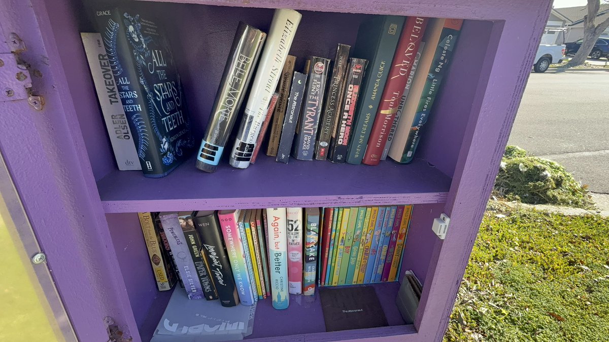 crust333's tweet photo. My contribution to the free library in my neighborhood #taxwriteoff https://t.co/Oyb5U8YaVZ