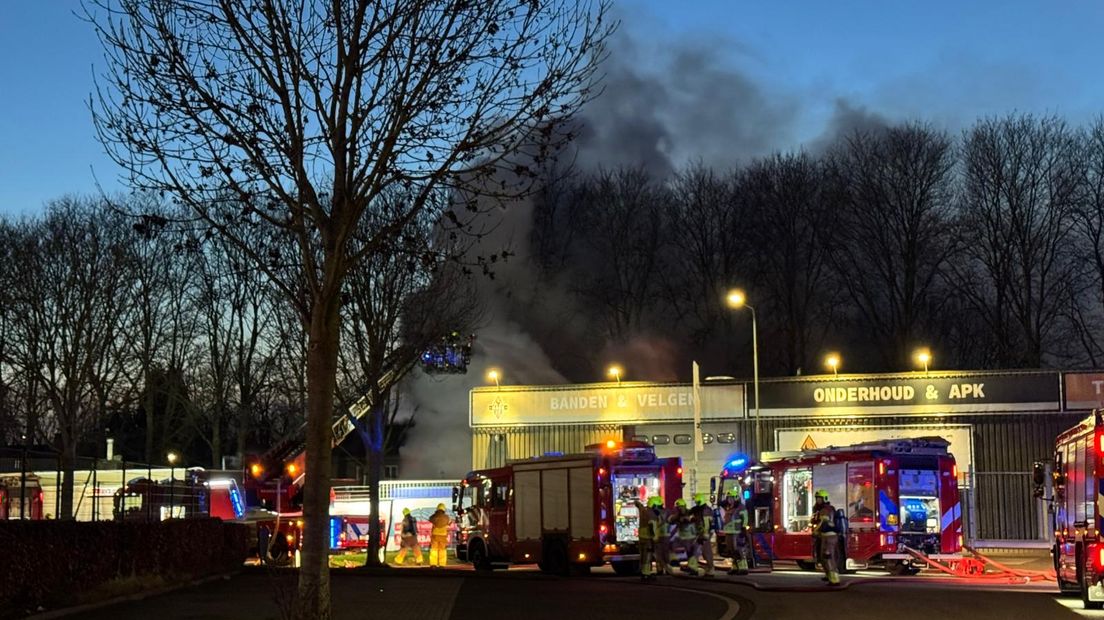 Grote brand in pand in Geleen