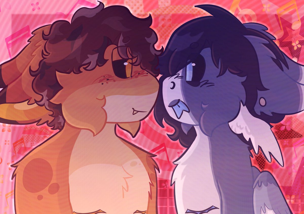 linkyypoo_'s tweet photo. I love making these kind of backgrounds they’re so fun to design,,

#furryart #ocart #shipart #artist #fyp #artwork #furryartist #ocartist https://t.co/stj9OPz7jr