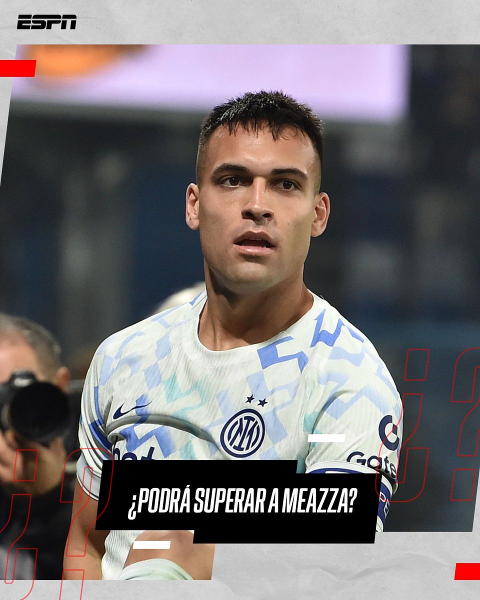 ¿EL TORO? EN EL PODIO DE MÁXIMOS GOLEADORES EN LA HISTORIA NERAZZURRA 🔥

🐂 Tras su aporte en la goleada ante Sassuolo, Lautaro Martínez alcanzó a Roberto Boninsegna en la tabla de goleadores del Inter.

Es largo el camino, pero... ¿Podrá superar algún día a Giuseppe Meazza?

▶️