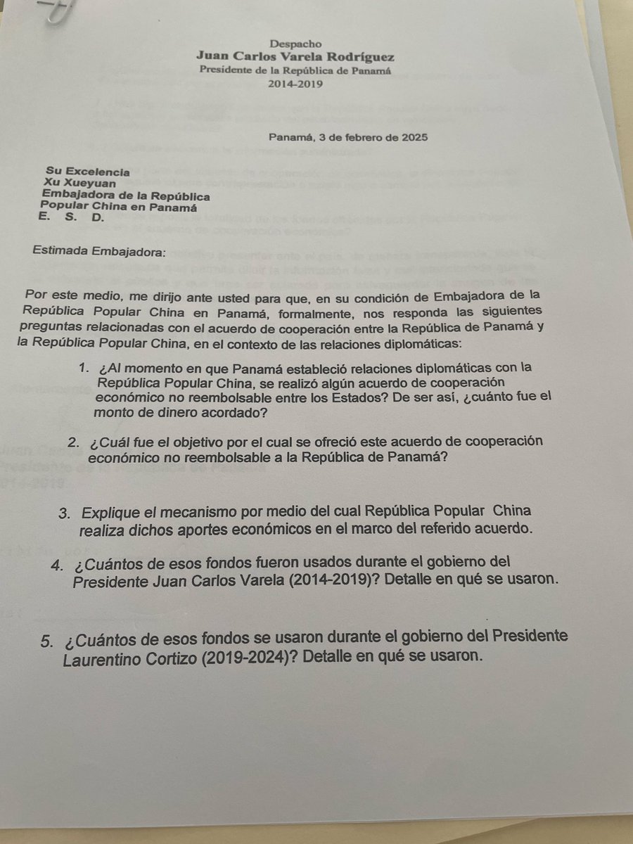 Juan Carlos Varela tweet media