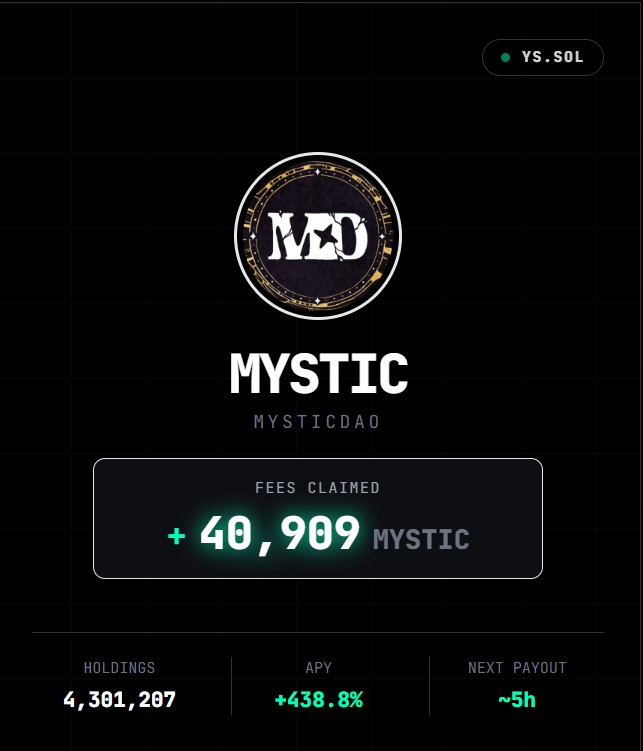 shimanoaparty's tweet photo. ngl thought this was fake at first but yieldscan actually paid out my $mystic fees

👉 https://t.co/X50DiYwqGC 782d https://t.co/AYkNCw0Mql