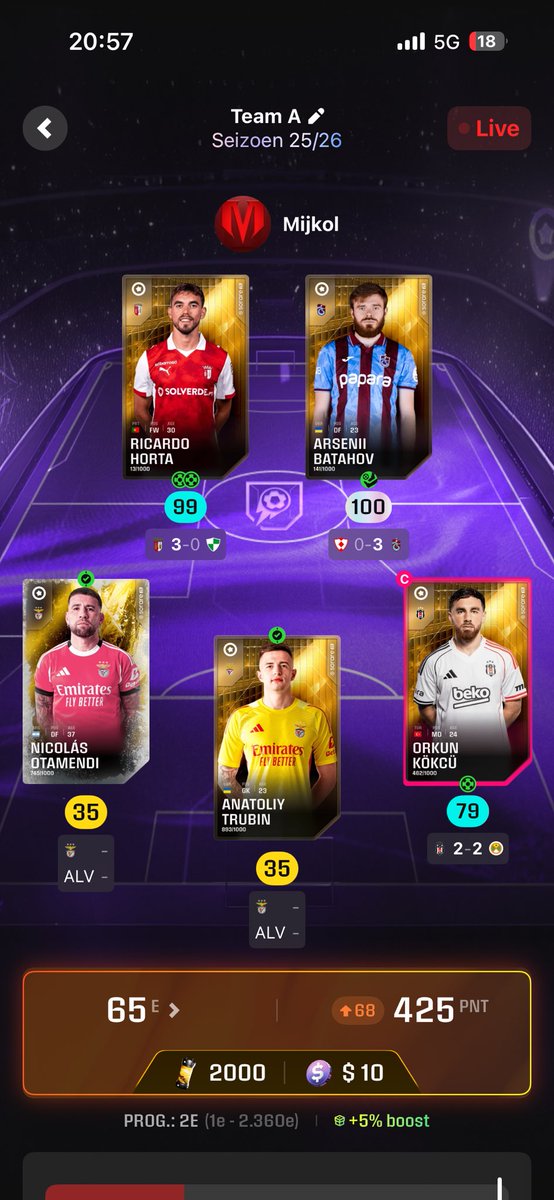 Final game of the day is a big one!

What can the boys do?👀

#sorare