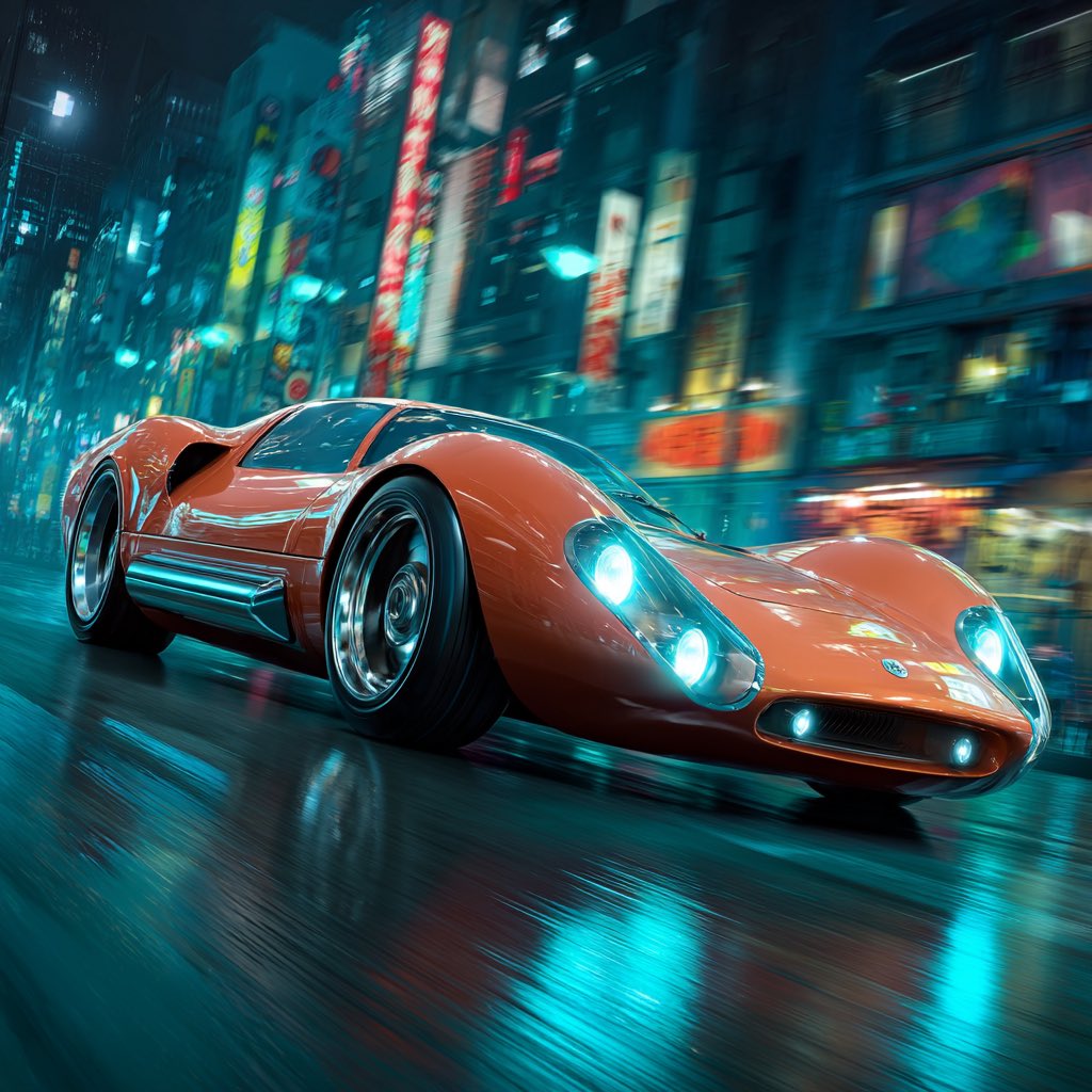 Unique930's tweet image. QT - Your Retro Futuristic Rides (Concept Art)
#AIart︎ #retrofuturistic #scifiart #sportscars #aiartcommunity