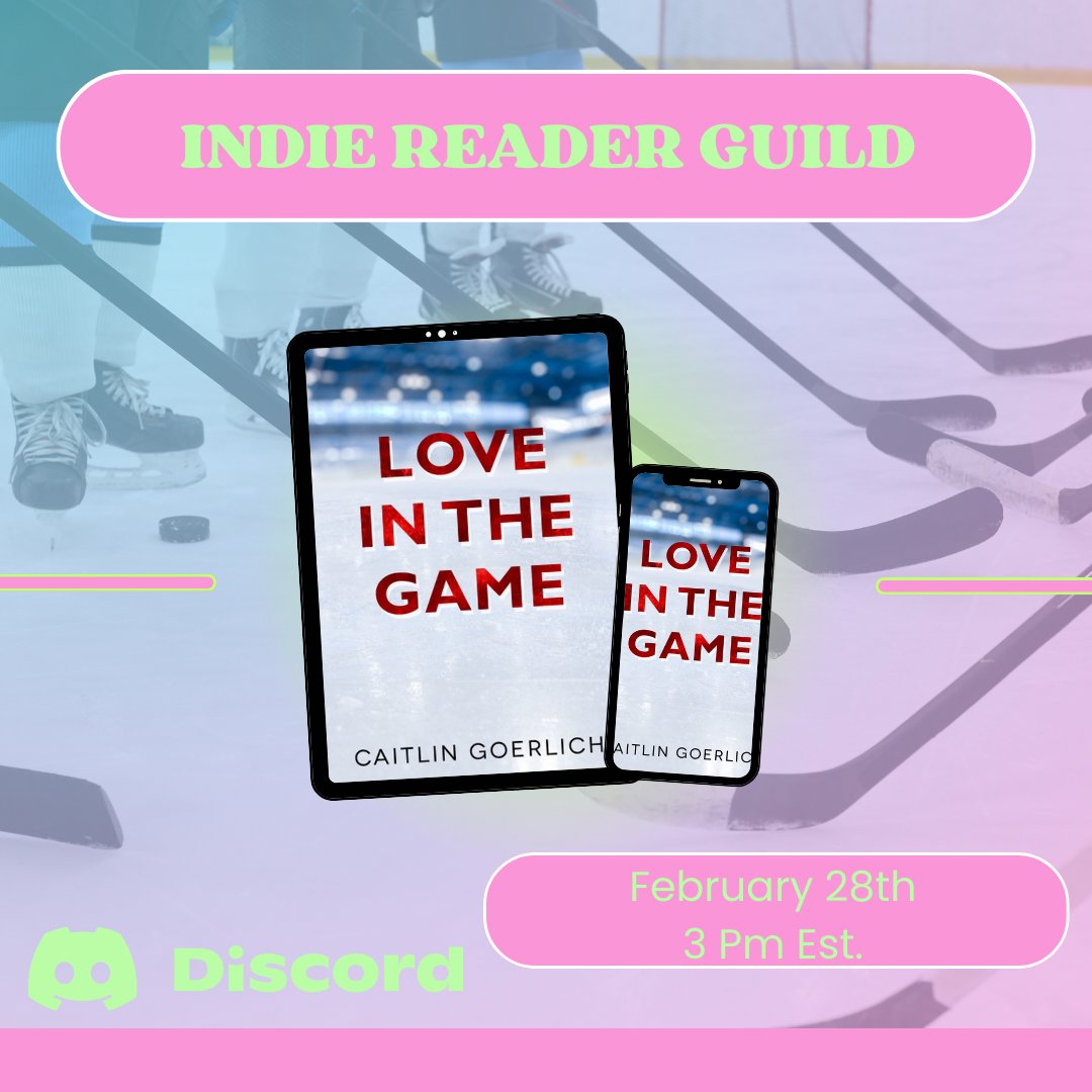 Book club vibes 🌼 Love in the Game by Caitlin Goerlich 📖💖
Feb 28, 3 PM EST on Discord. No essays, no stress—just chatting about characters, moments, and all the feels 💬💞
#RomanceReaders #BookClub #HockeyRomance #BookishCommunity