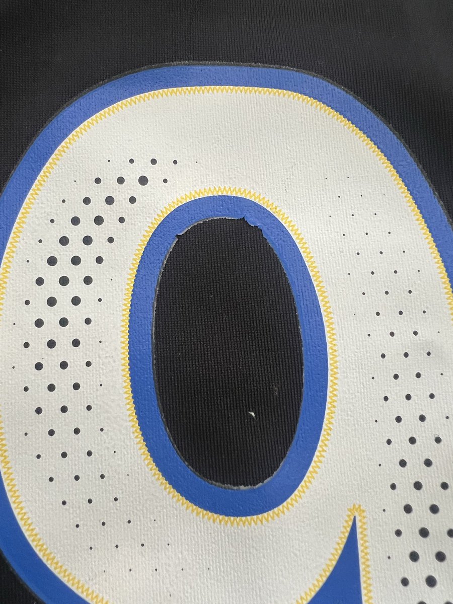 <a href="/Fanatics/">Fanatics</a> this is the first time I ever bought a NFL jersey this started to happen 😭 number peeling 💀 right when the wifey was going to wear for a Super Bowl party 🫠 plz bring up the quality control.  Happy Super Bowl Sunday 🏈