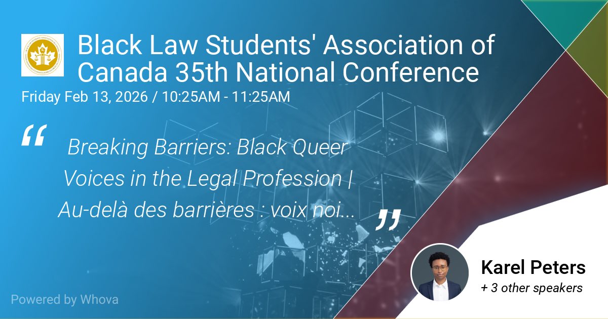 Looking forward to speaking at the <a href="/blsacanada/">BLSA Canada</a> 35th National Conference this week in #Montreal!