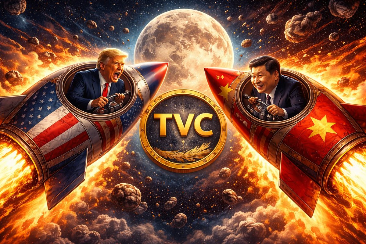 TrumpvsC's tweet photo. 🚨 THIS IS THE FINAL PUSH — RIGHT NOW 🚨

The first 50 buyers get bonus $TVC directly from me.

No bots. No spectators.
Only the real memecoin army.

This is the moment we decide the winner.

Trump vs China. ⚔️
Push starts NOW.

https://t.co/psQfMlnUuX

$TVC 🚀 https://t.co/v1LHfqJyPQ
