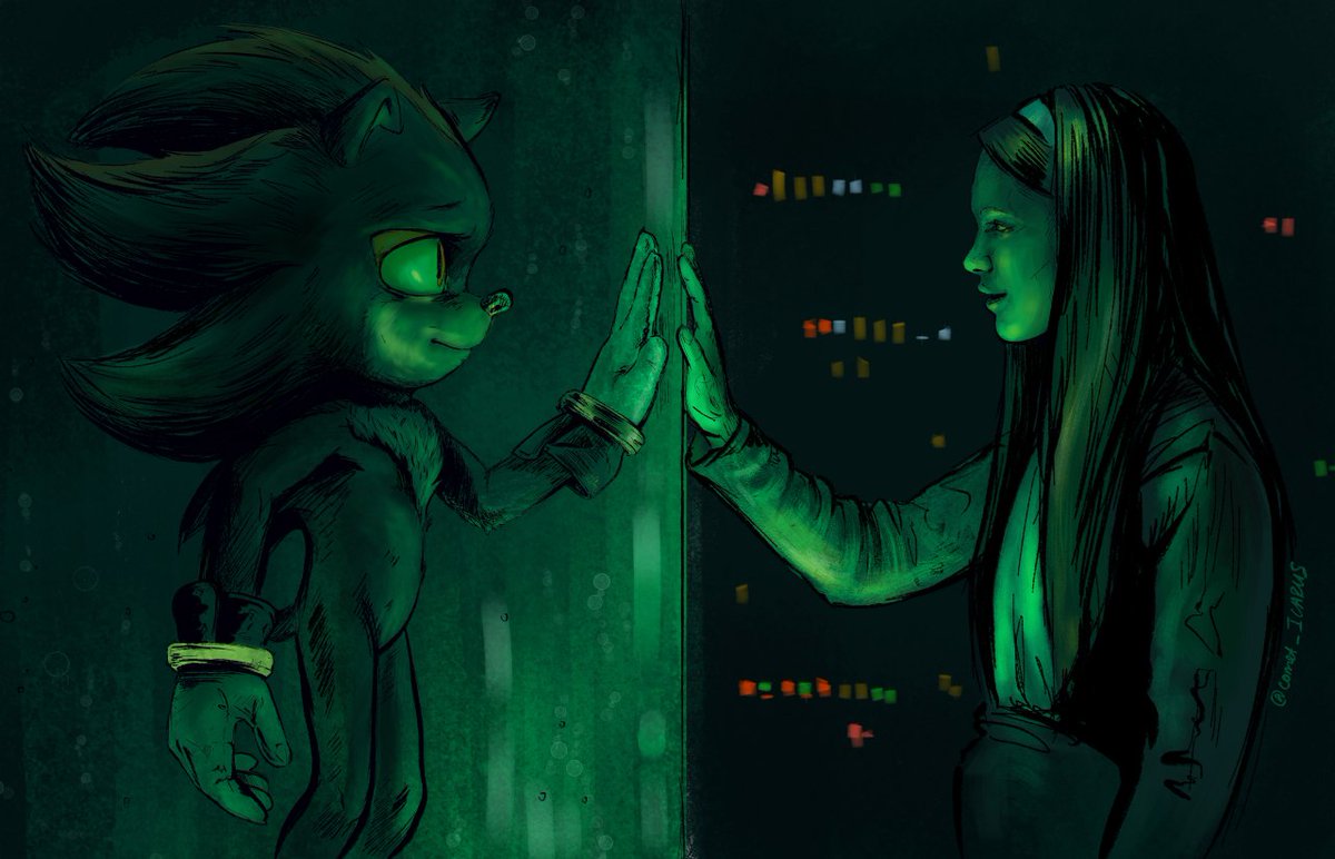 comet_ICARUS's tweet photo. @sonic_hedgehog It's a very green palette😅 https://t.co/nQ4rB2D7TI
