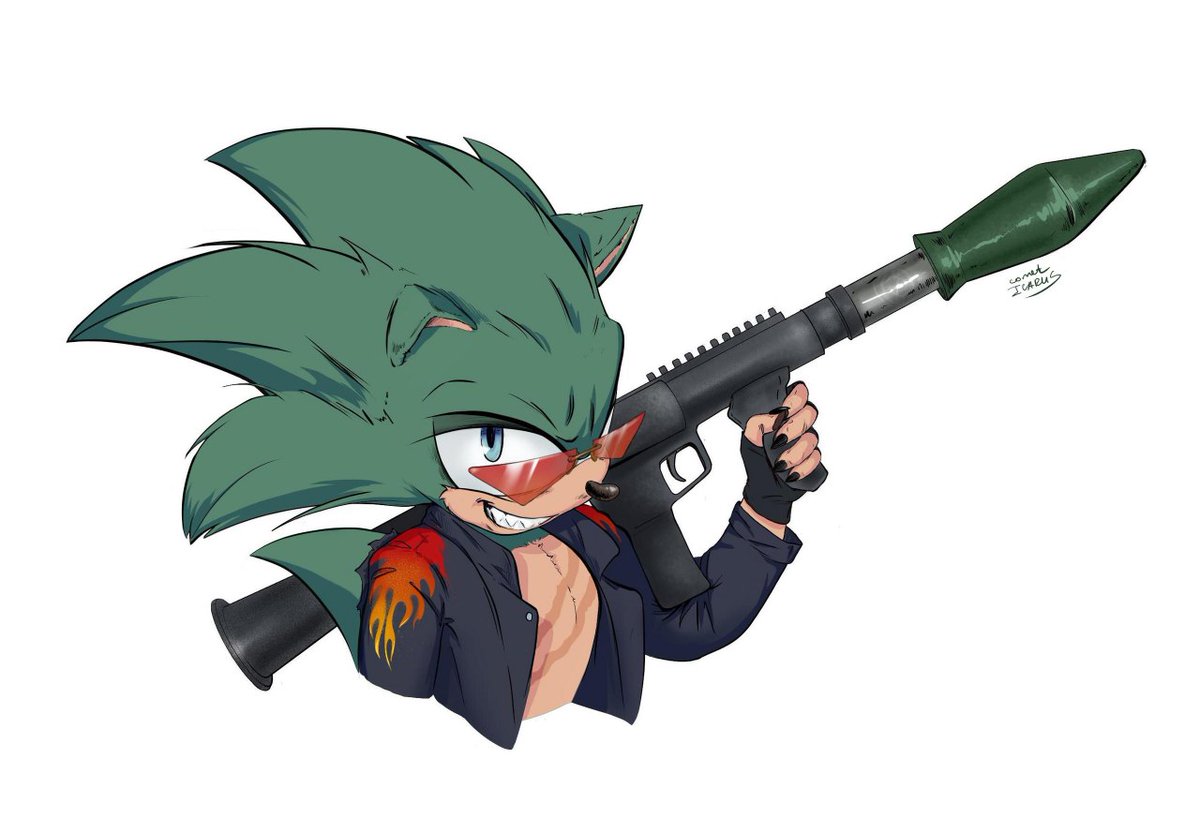 comet_ICARUS's tweet photo. @sonic_hedgehog It's a very green palette😅 https://t.co/nQ4rB2D7TI