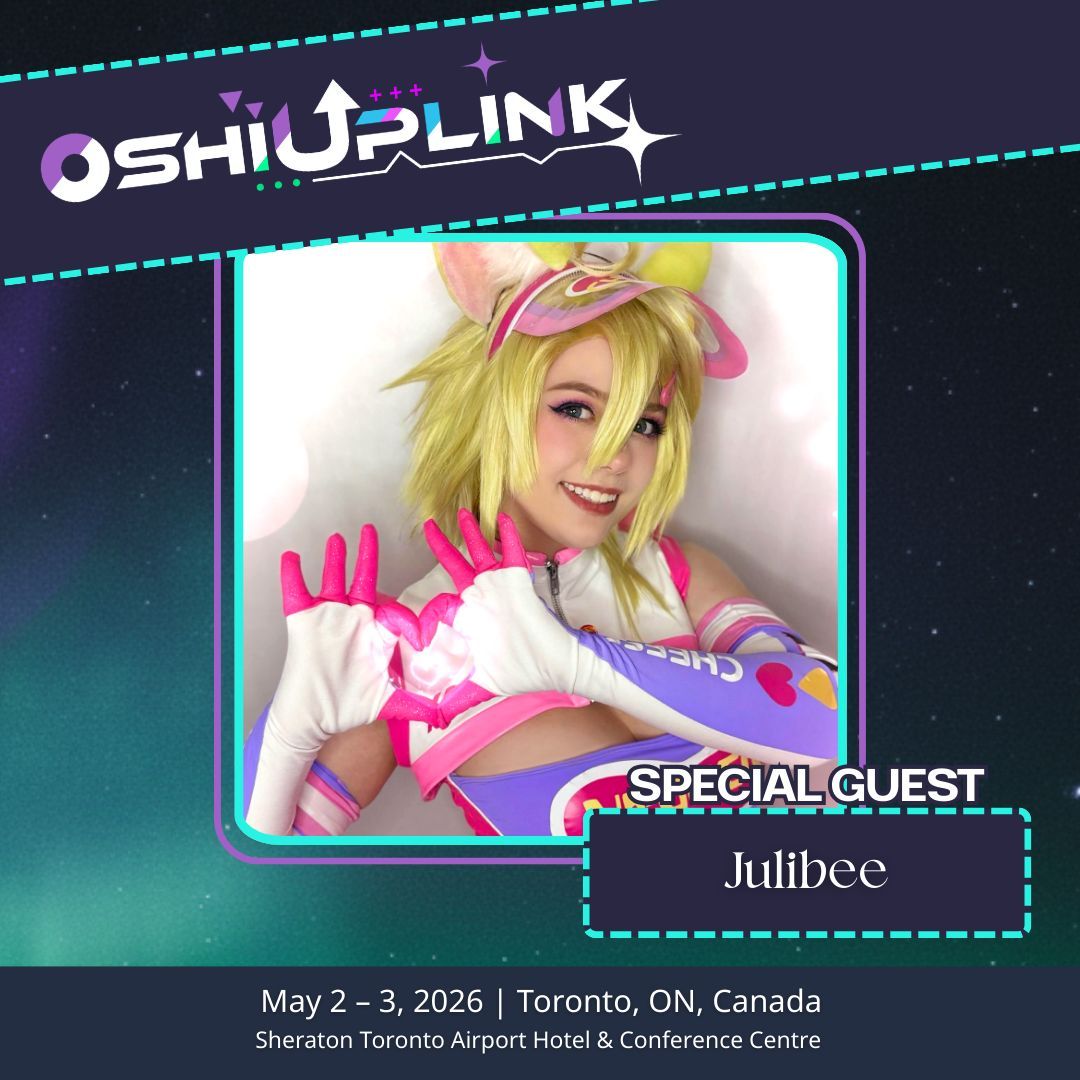 [Guest Announcement] <a href="/CaptainJulibee/">Julibee</a> is a cosplayer from Quebec, Canada, who started her journey over 10 years ago. She loves sharing her passion for crafting and VTubers through her work. She's thrilled to be part of OshiUplink and can't wait to chat about cosplay tips and our