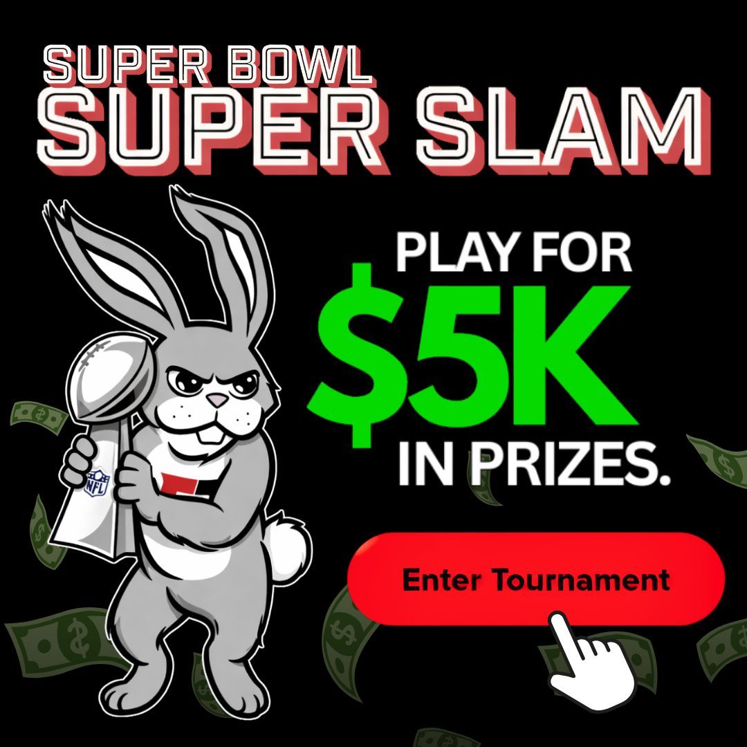 🚨 Last Chance to sign up for the #SuperBowl Slam on @FastDraftapp . Don't miss the last #DFS contest of the year.

Use promo code C2C on signup for a deposit match up to $50

Don't miss out on the fun!
buff.ly/Mv5dGua