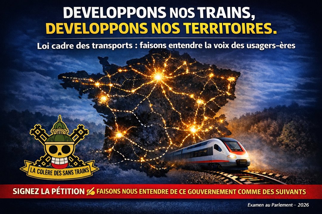 🖊️Pour un vrai Plan Rail — développons nos trains, nos territoires et notre avenir

change.org/Developper-nos… 

<a href="/garedargenton/">Comité de défense de la Gare d'Argenton/C</a>
<a href="/usselclermont/">TER Ussel-Clermont</a>
<a href="/TrainFelletin/">Oui au Train a Felletin</a>
<a href="/codegass/">CODEGASS</a>
<a href="/trainsAuvergne/">Usagers des Trains d'Auvergne</a>
<a href="/TrainClermont/">Les Usagers du Train Clermont-Paris</a>
<a href="/UsagersAuvergne/">Usagers du Train en Auvergne</a>
<a href="/LignDesCevennes/">🚂 Ligne des Cévennes</a>
<a href="/Train_Aubrac/">Train Aubrac 🌍</a>
<a href="/letrain634269/">LeTrain634269</a>
<a href="/UsagersHtAllier/">Collectif Usagers Transports Haut Allier</a>