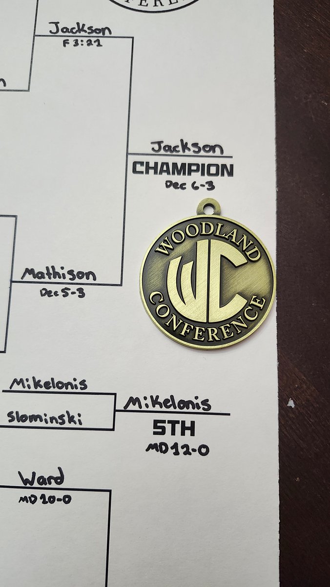 zay_athlete09's tweet photo. Big day on the mat. Wrestled some of my toughest competition yet and came out Woodland Conference Champion at 215lbs. Videos coming soon, photos for now. @WLHSVikings @WL_strength
#WrestlingSeason #ClassOf2027 #WisconsinLutheran #HardWorkPaysOff #Wrestling #ConferenceChampion https://t.co/A1kI5Mgwas