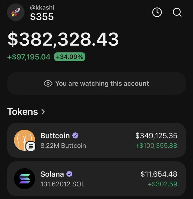 I bought $355 $buttcoin and now over $384,000 in profit 

and you dont follow me, 

i am going to make another call tomorrow

7:00 pm utc.