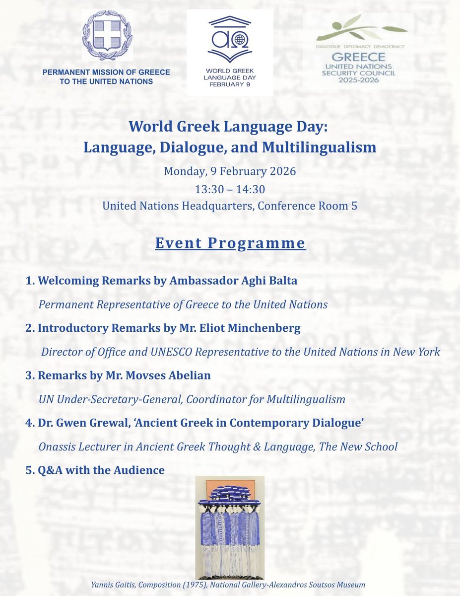 Greece to the United Nations (@grun_ny) on Twitter photo 