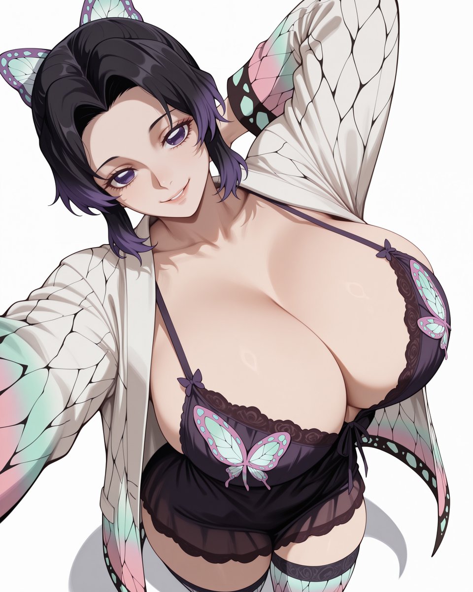 magiskuwa's tweet photo. Shinobu Kocho sfw https://t.co/zgMa8XTTgv