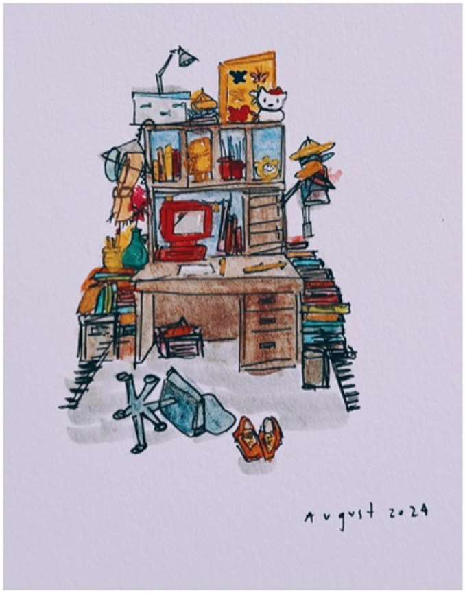 Asser_AE's tweet photo. “Where the magic happens” created by Gillian Campbell, MA, Artist, Chicago, IL. Discover this “Art of Imaging” article in the latest issue of #RadAdv. ​

@RSNA  @OxfordJournals  @SusannaLeeRad 
https://t.co/B98uSMpOqg https://t.co/DQrGyIttKG