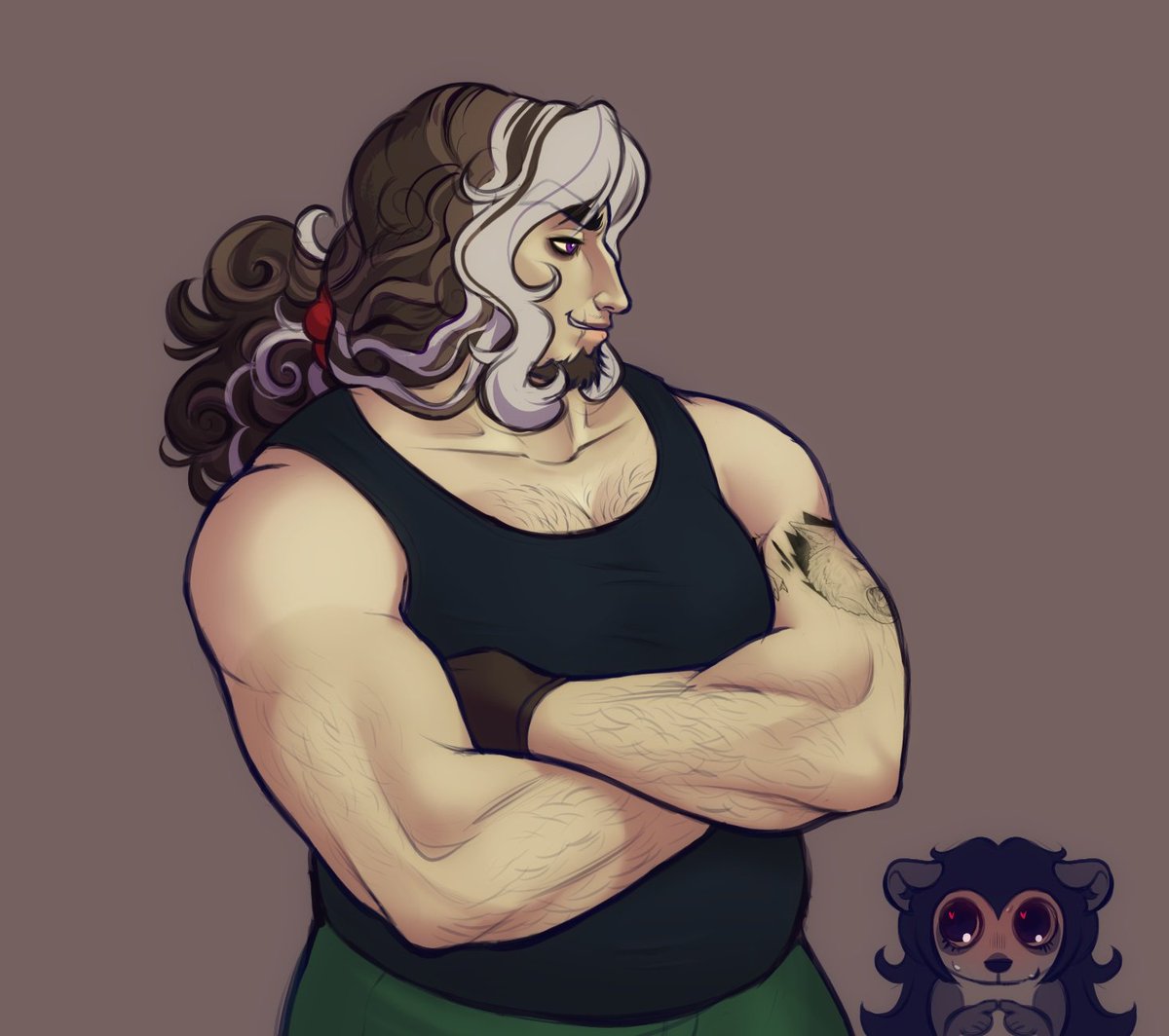 Some more quick art with Tate, I love drawing handsome guys🐼
#art #digitalart #fanart #frostbite