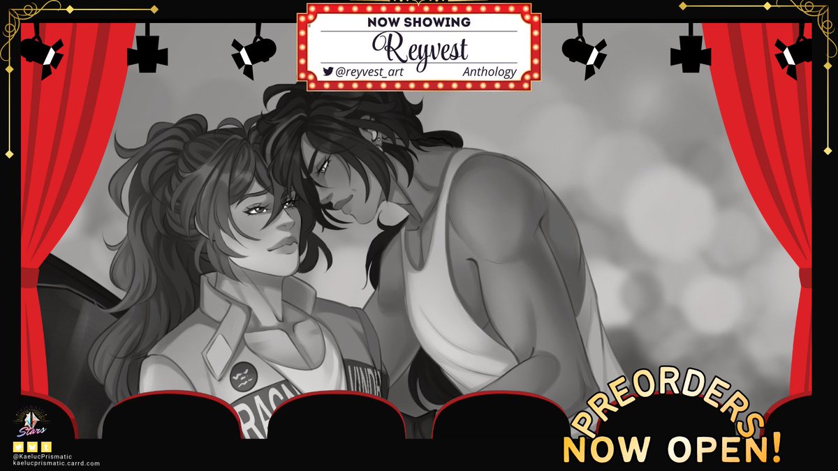 My teasers for #PrismaticStarsKaeluc zine, for artbook and anthology ✨
How about an exorcism or a wild ride? 😉
#kaeluc