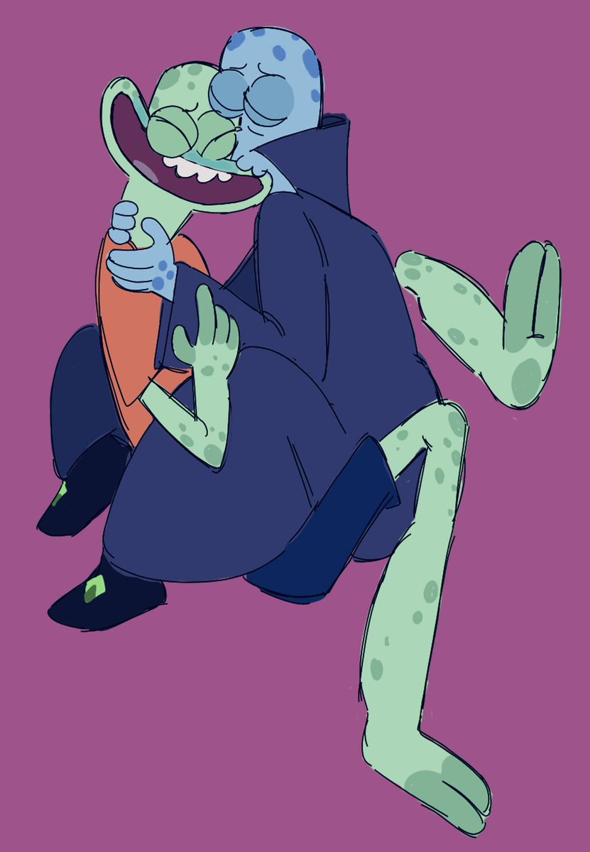 lunarboofshroom's tweet image. My art has changed a lot over the years, miss their froggy-ness
#solaropposites #fanart #thenandnow