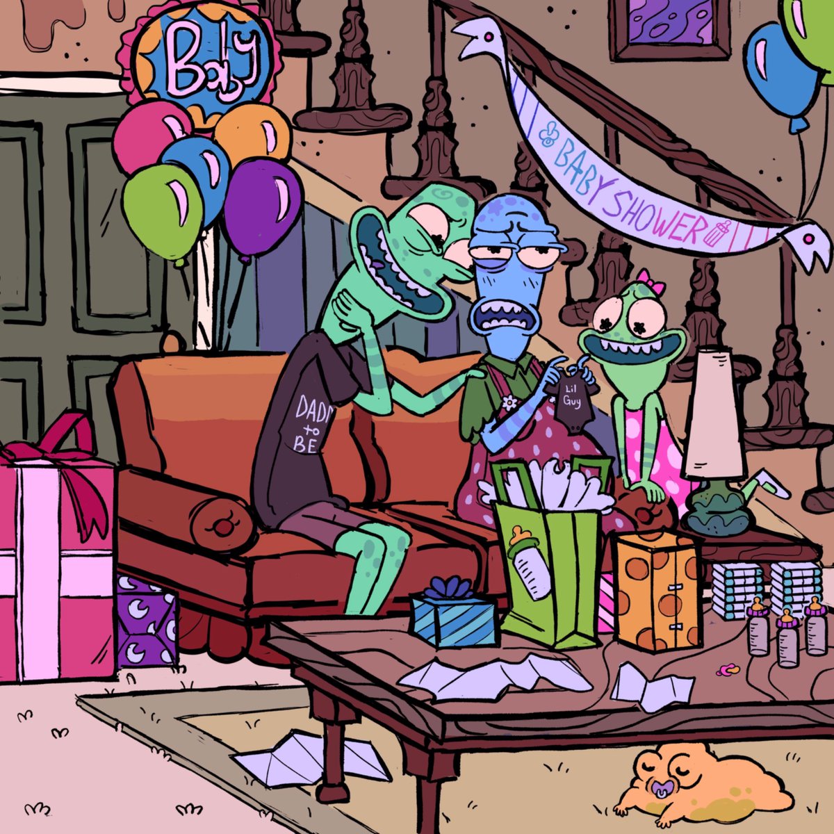 lunarboofshroom's tweet image. My art has changed a lot over the years, miss their froggy-ness
#solaropposites #fanart #thenandnow