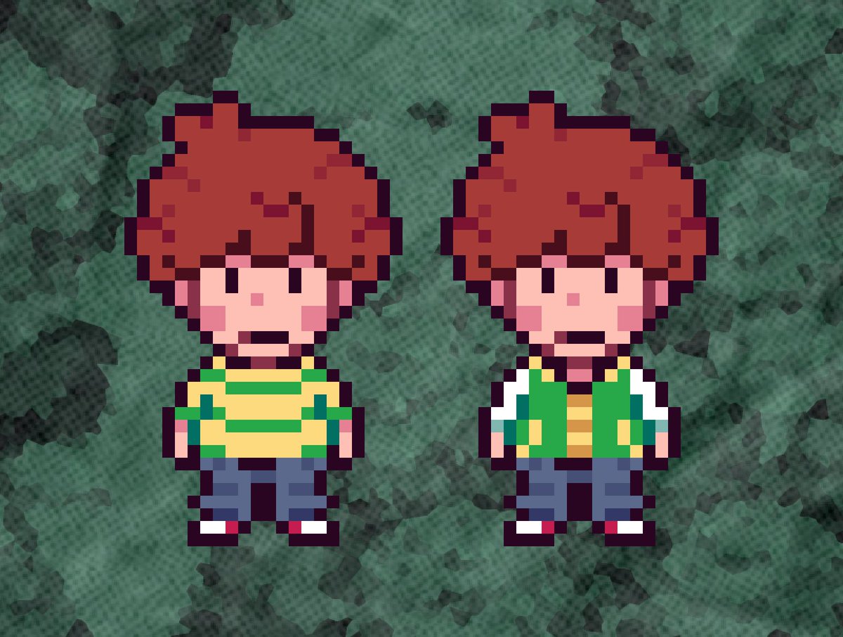 I tried to draw Travis 
I think it turned out pretty well
#Oddity #Mother4 #Earthbound #TravisFields