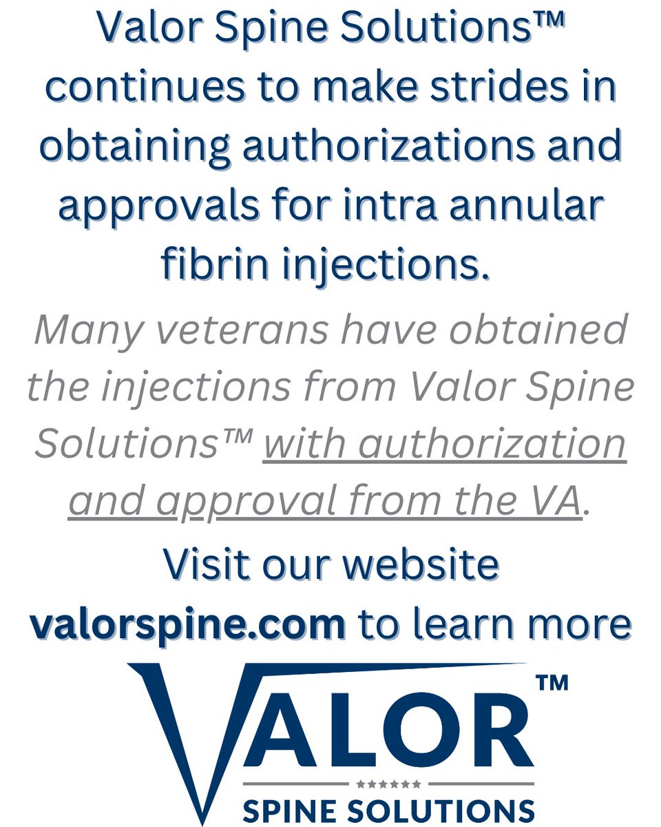 Contact us to learn more

#veterans #veteran #veteranbackpain #chronicbackpain #chronicneckpain