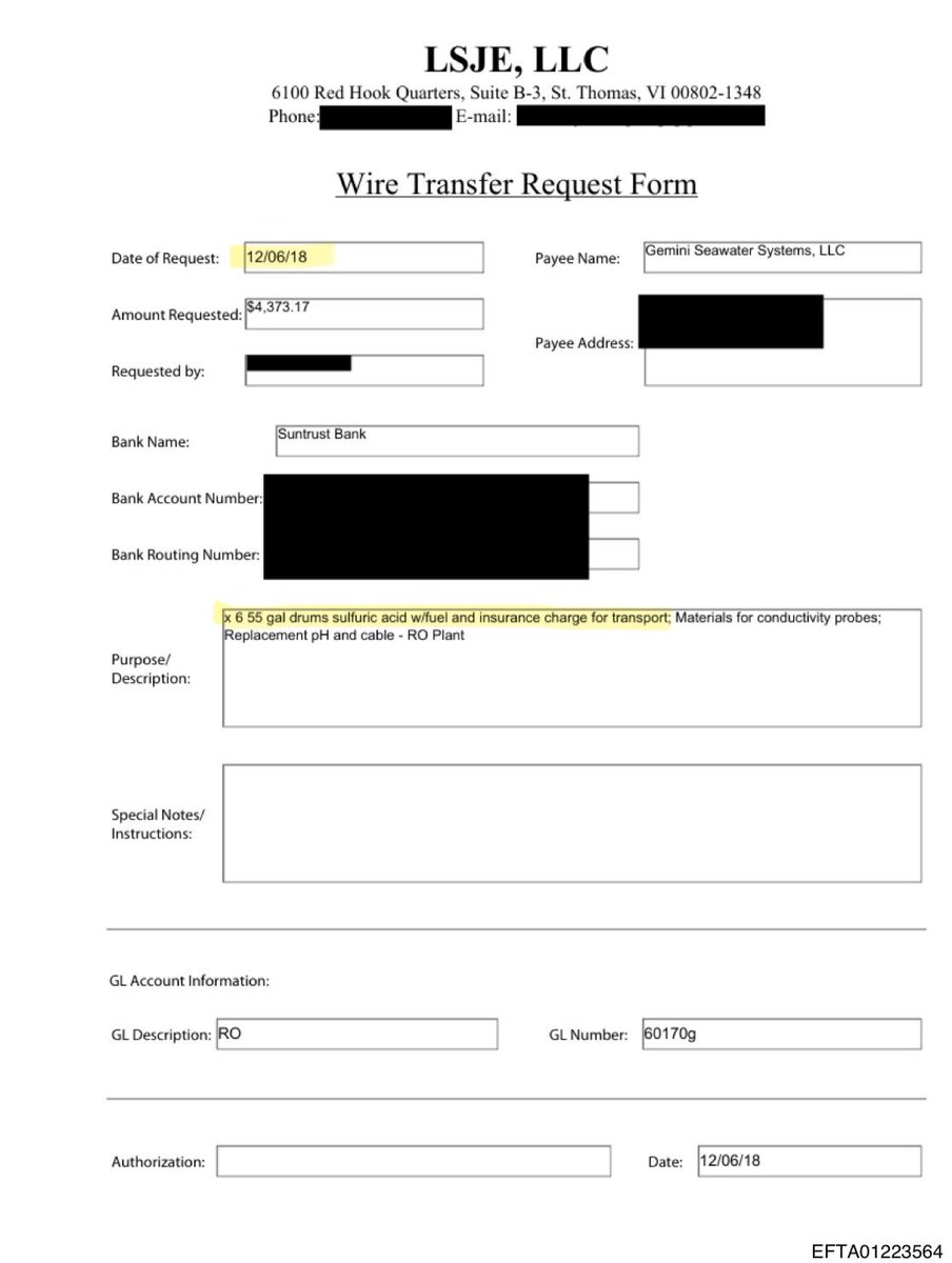 davenewworld_2's tweet image. On the same exact day that the FBI opened a child sex trafficking case against Epstein in 2018, he ordered half a dozen 55-gallon containers full of sulfuric acid to his private island. It could be a coincidence, but what are the odds? On the same day? Was he tipped off?
