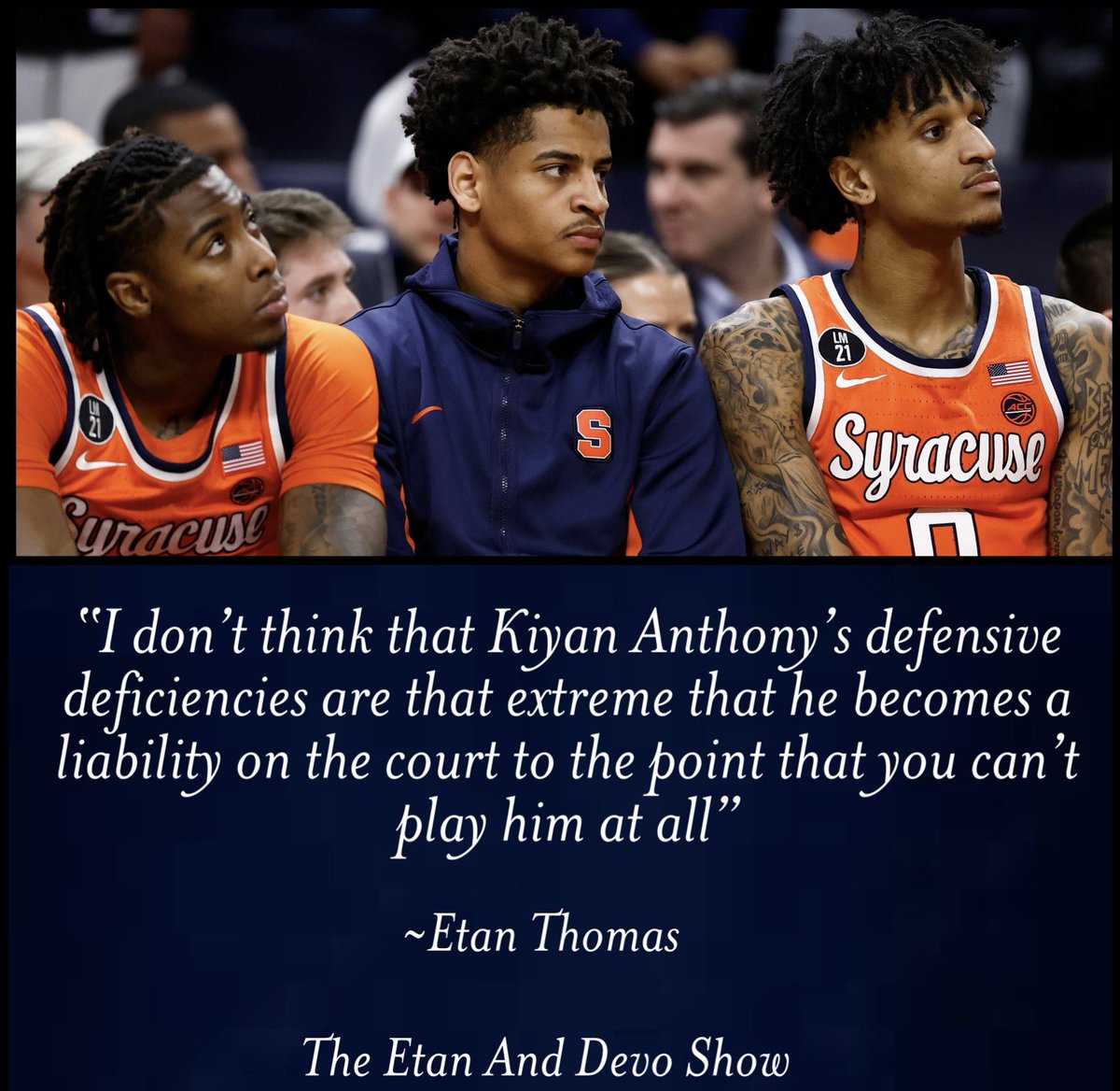 Etan Thomas tweet media