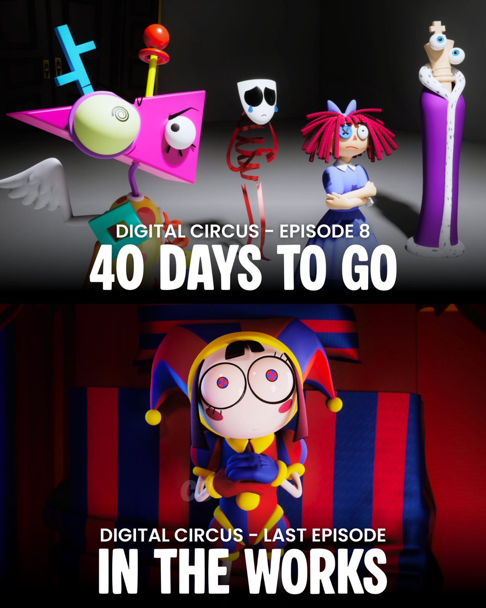 ‘THE AMAZING DIGITAL CIRCUS’ Episode 8 releases in 40 days.
