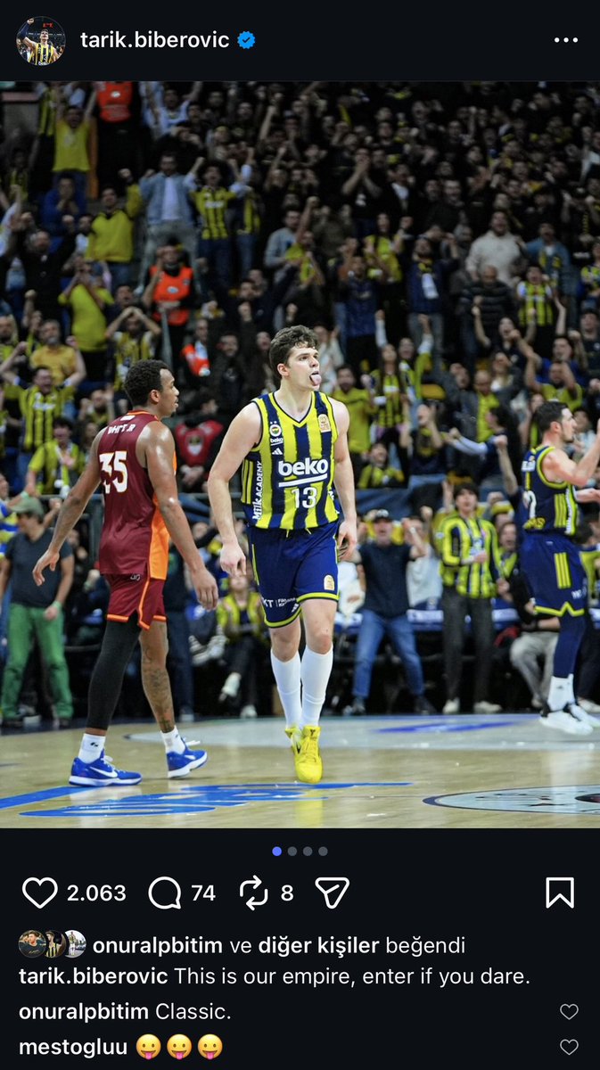 Tarık Biberovic: "Burası bizim imparatorluğumuz. Cesaretiniz varsa girin."