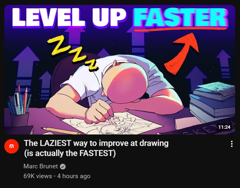 tl;dr LOCK TF IN on a project, avoid random studies = fastest way to improve most skills
(here's the science behind it youtu.be/h8S_mno1SCA)