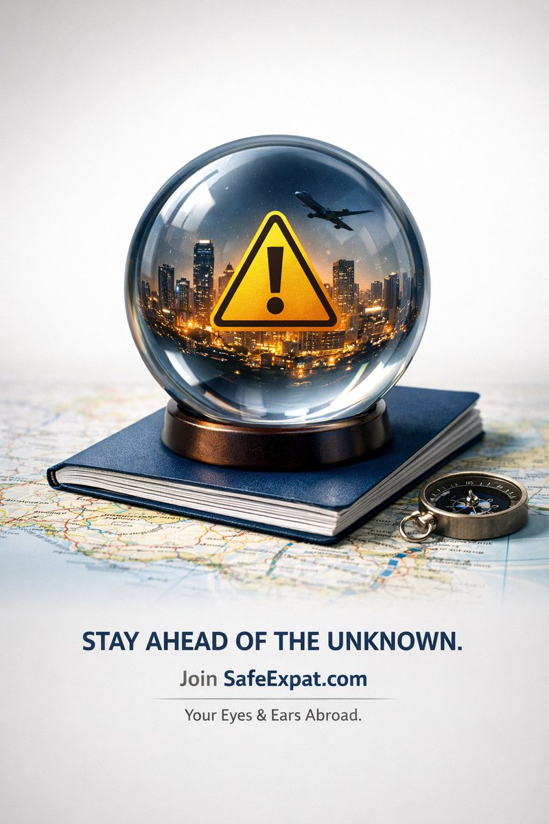 Being informed is often underestimated — until it’s too late.
SafeExpat helps you anticipate risks by understanding your environment before problems arise. Awareness first, reaction second. Free. For everyone.

#SafeExpat #StayInTheKnow #ThinkAhead #GlobalAwareness #BePrepared