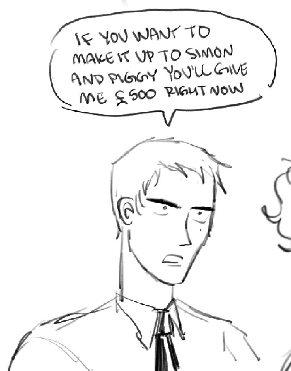 Cant stop drawing my post island au 😊 lotf is back for the fourth year in a row.