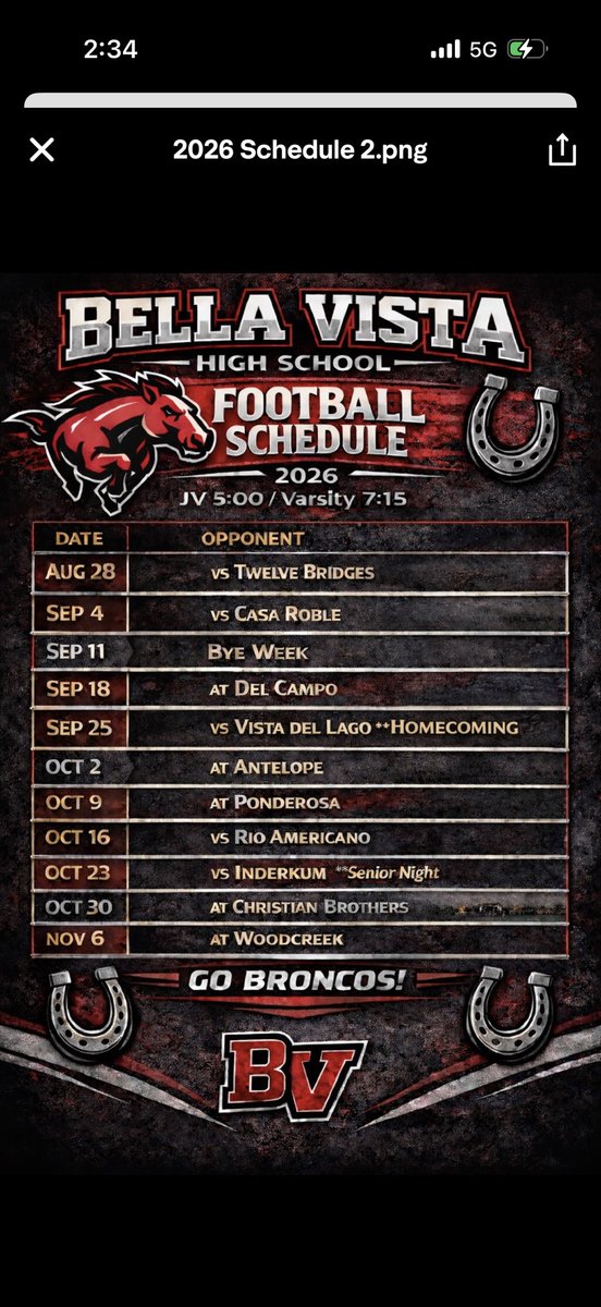 Bella Vista Football tweet media