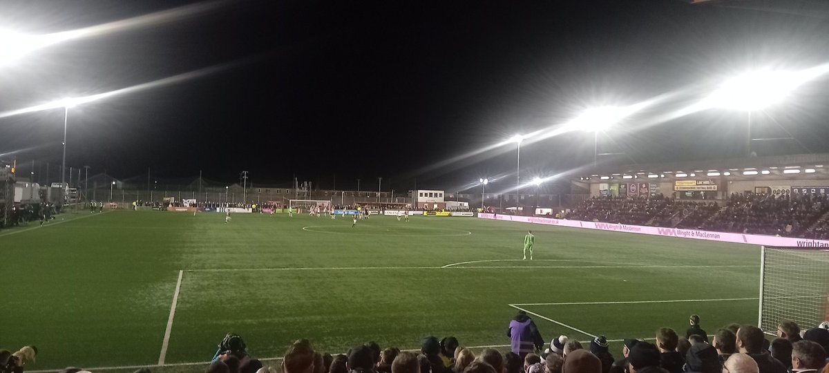 Mimray73's tweet photo. Stenhousemuir 0-2 Falkirk 
A gutsy defensive display from the Warriors held their SPL opponents for 90 minutes. However, extra time goals from Spencer and Barney enabled the Bairns progress to the last 8 https://t.co/y3SQPQKP8I