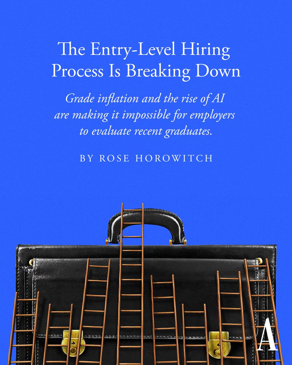 "Even in the best of times, searching for a first job after college is an exercise in patience, resilience, and coping with rejection," <a href="/rosehorowitch/">Rose Horowitch</a> wrote in December. "These are not the best of times": theatln.tc/05VR4x3U