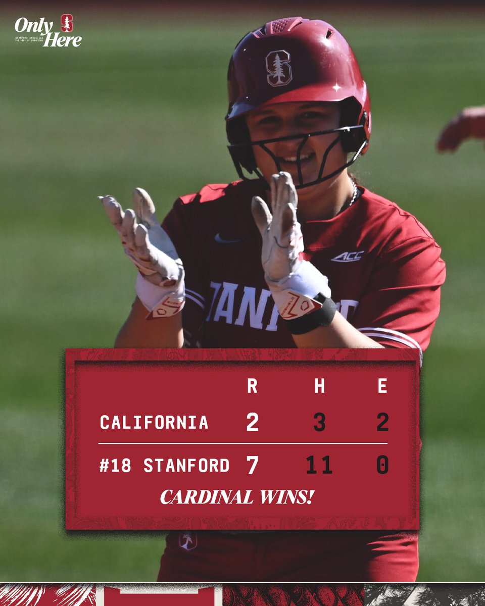 Stanford Softball tweet media