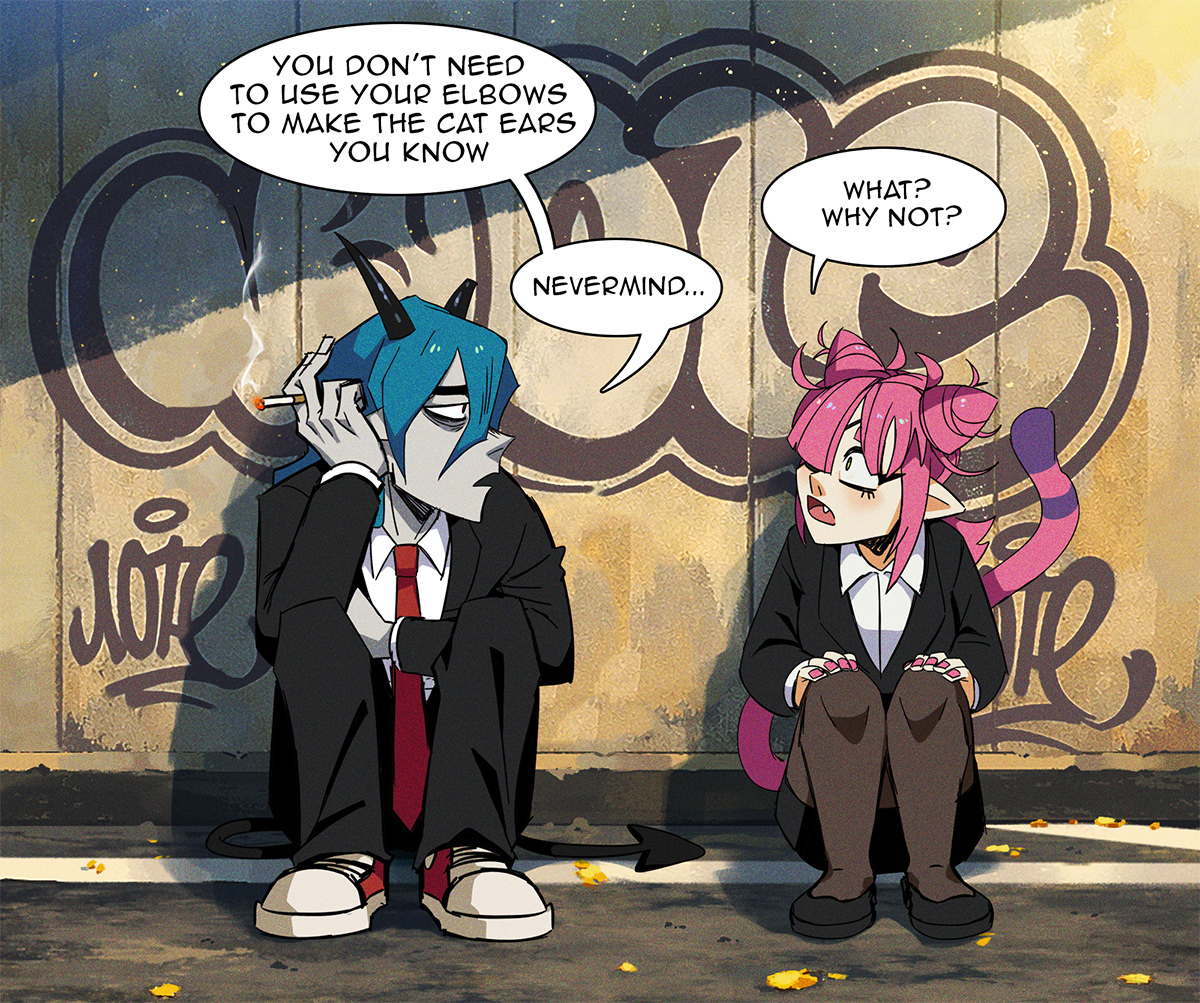 WhiteTreeFox's tweet image. [oc] Shadow cat meme 🐈‍⬛