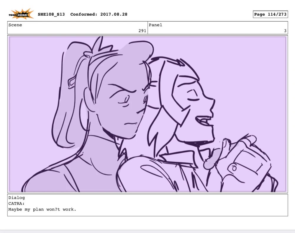 OrbPonderingCat's tweet photo. next up in #spop appreciation!

Mickey Quinn is the storyboard artist behind my (and yours probably) favorite Catradora scenes.

Nate has tweeted how some story ideas were passed through her because of how invested they were!

without her, their chemistry wouldn’t be the same! https://t.co/kibwyfXny1
