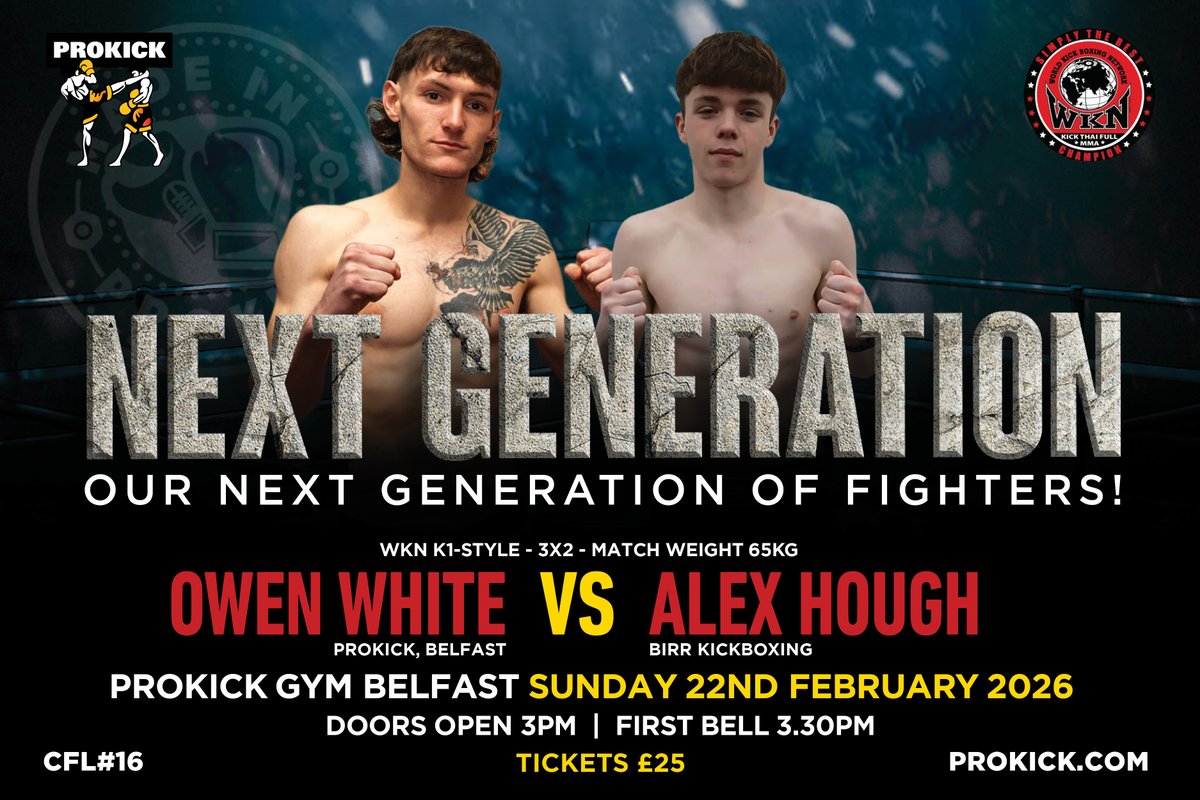 Billy Murray - ProKick Gym, Belfast tweet media