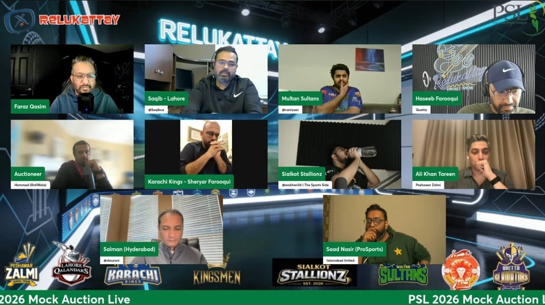 Riffatlodhi_'s tweet photo. 5.25 shaibzada Farhan to Karachi 
9 cr Darryl Mitchell for Karachi 
5.65 bracewell to Islamabad 
7.15 cr Chapman to Islamabad 
5.3 cr Rossow to Zalmi 
6.5 cr Warner to Lahore Qalandars 
#MockAuction https://t.co/f7yR6DI6w1