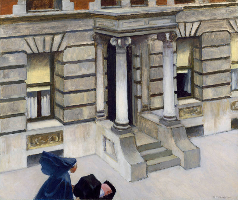 New York Pavements - 1924 #artbots #hopper