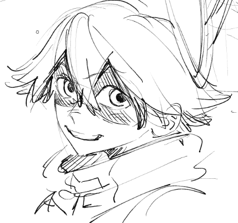 doing quick warmup doodles heres fu rn i finally got his smile right