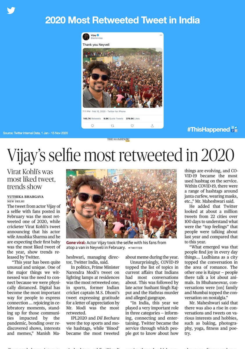 kingofkwood's tweet image. Tweet of the Year 2020 

#MasterSelfie #Master 
#6YearsOfMasterSelfie 
#6YearsOfThalapathySelfie

@actorvijay @kingofkwood